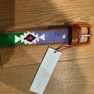 Frances Valentine Handwoven Belt NWT XS